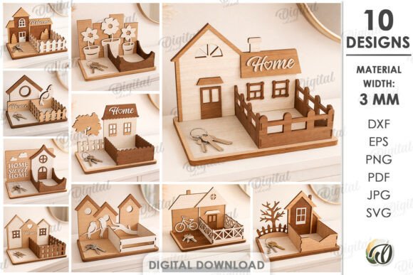 3D Home Decors Bundle Laser Cut: A Digital Product Review for Sellers