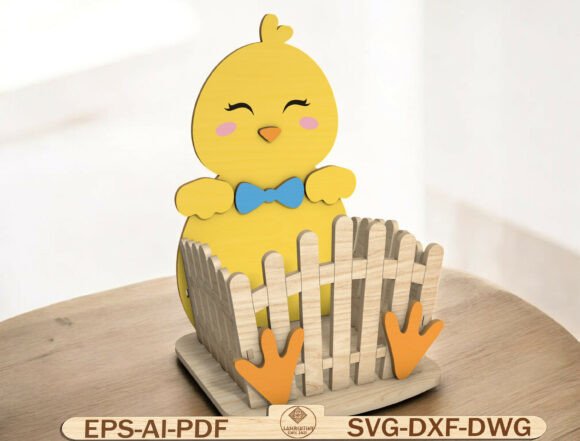 Easter Chick Basket Laser Cut File SVG: Spring Amp Design Review