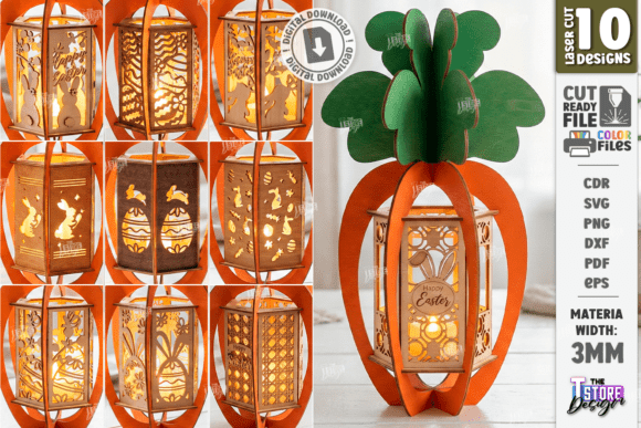Easter Lantern Laser Cut Bundle Carrot Review