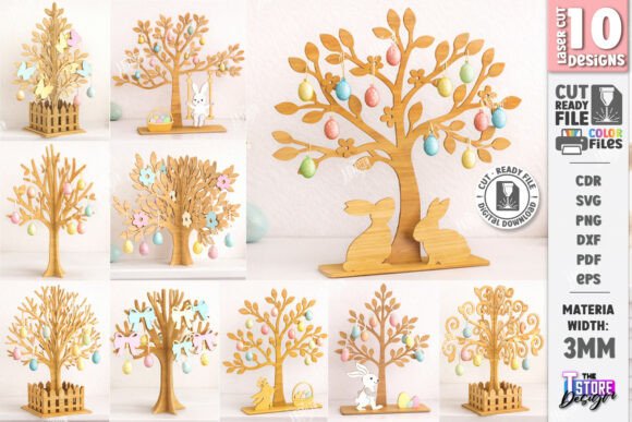 Easter Tree Laser Cutting Asset for Spring Amp Projects