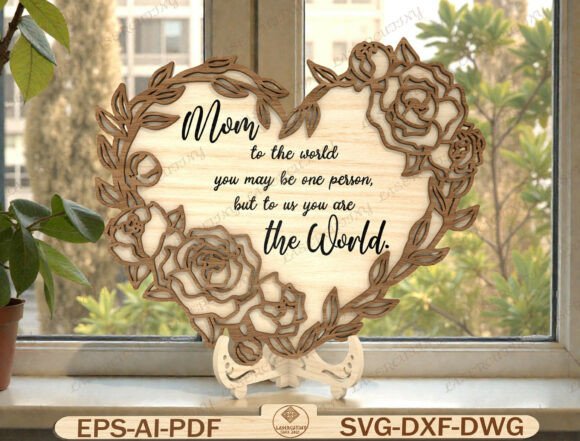 Floral Heart Laser Cut File Review for Real Projects