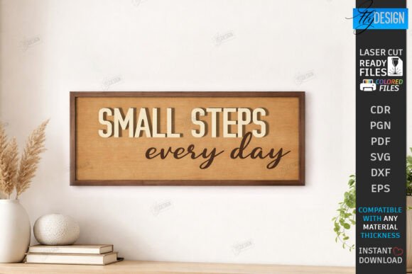 Motivational Layered Wooden Wall Sign: Laser Cutting and Wall Decor Review