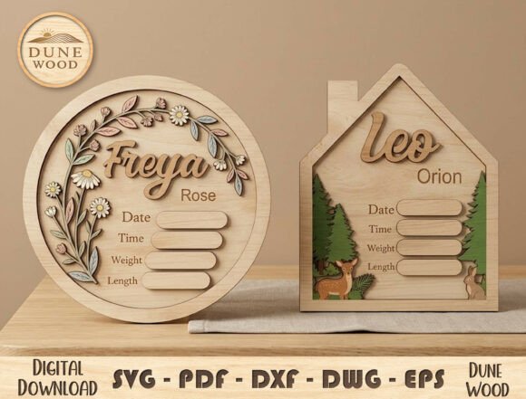 Personalized Baby Birth Stats Signs: Laser Cutting and Home Decor Review