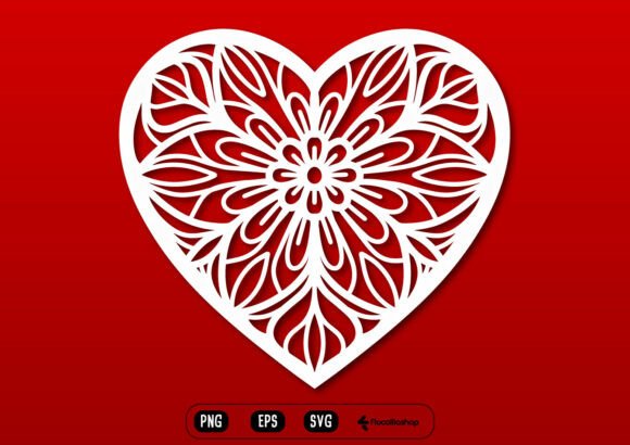 Wedding Heart Mandala Ornament SVG Review