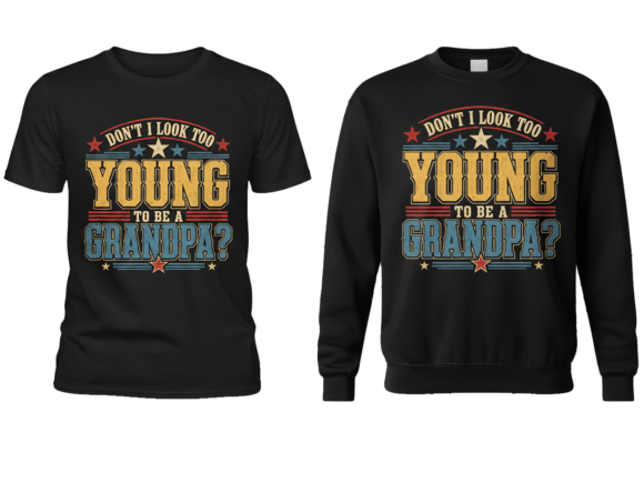 Young to Be a Grandpa Funny SVG Review